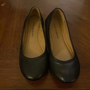 Lucky brand black ballet flats